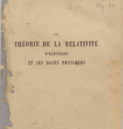 La théorie de la relativité d' Einstein et ses bases physique